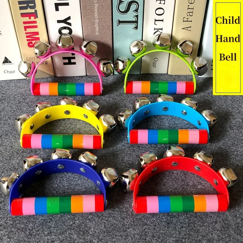 Orff Musikinstrumente Holz Baby Kinder Lernspielzeug für Kleinkinder Früherziehung Spielzeug Farbe Halbkreis Handglocken