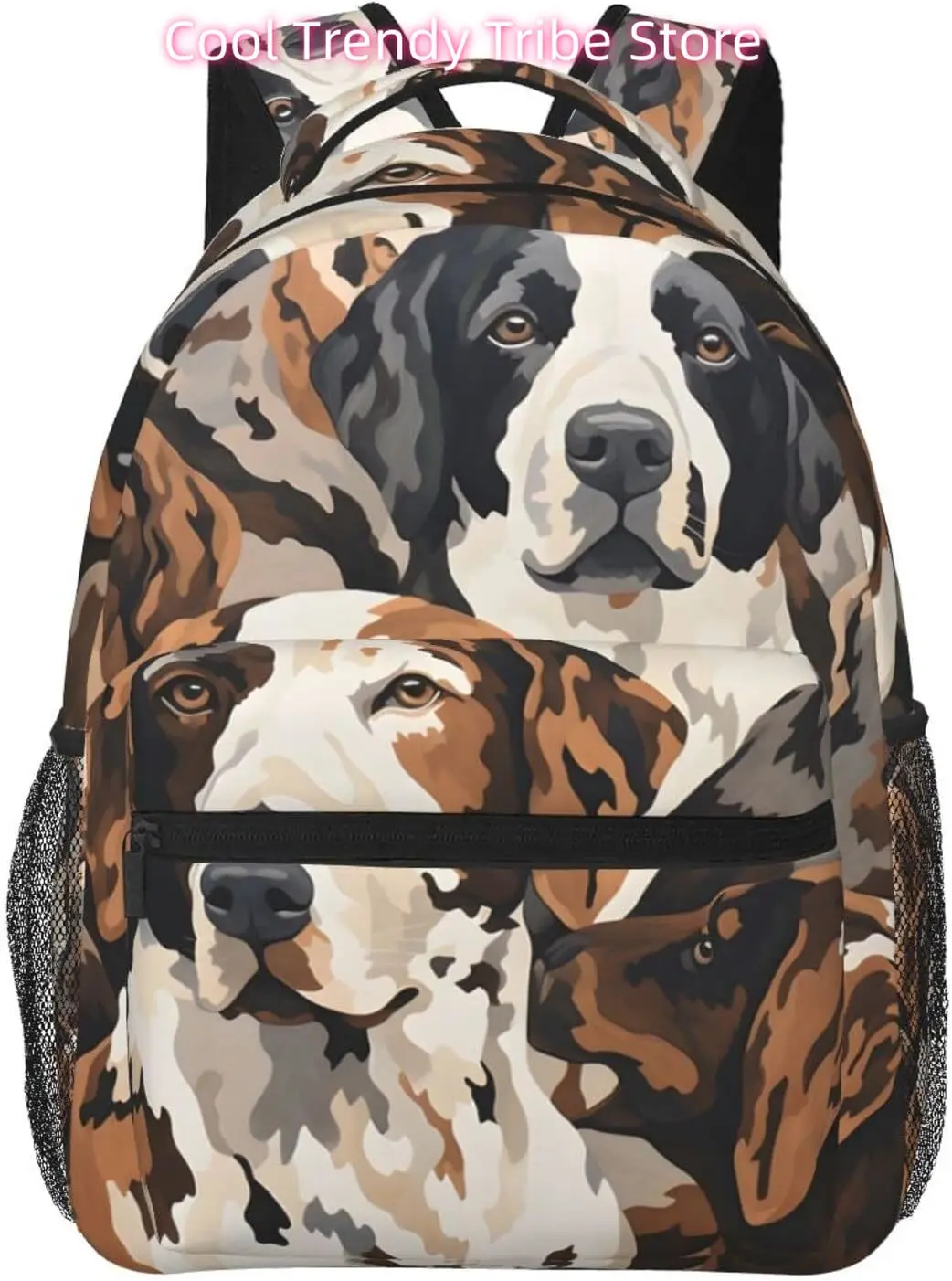 

laptop bag back to school Dogs Animal Lightweight Laptop Backpack Lightweight Multipurpose Travel Casual Daypack Unisex College