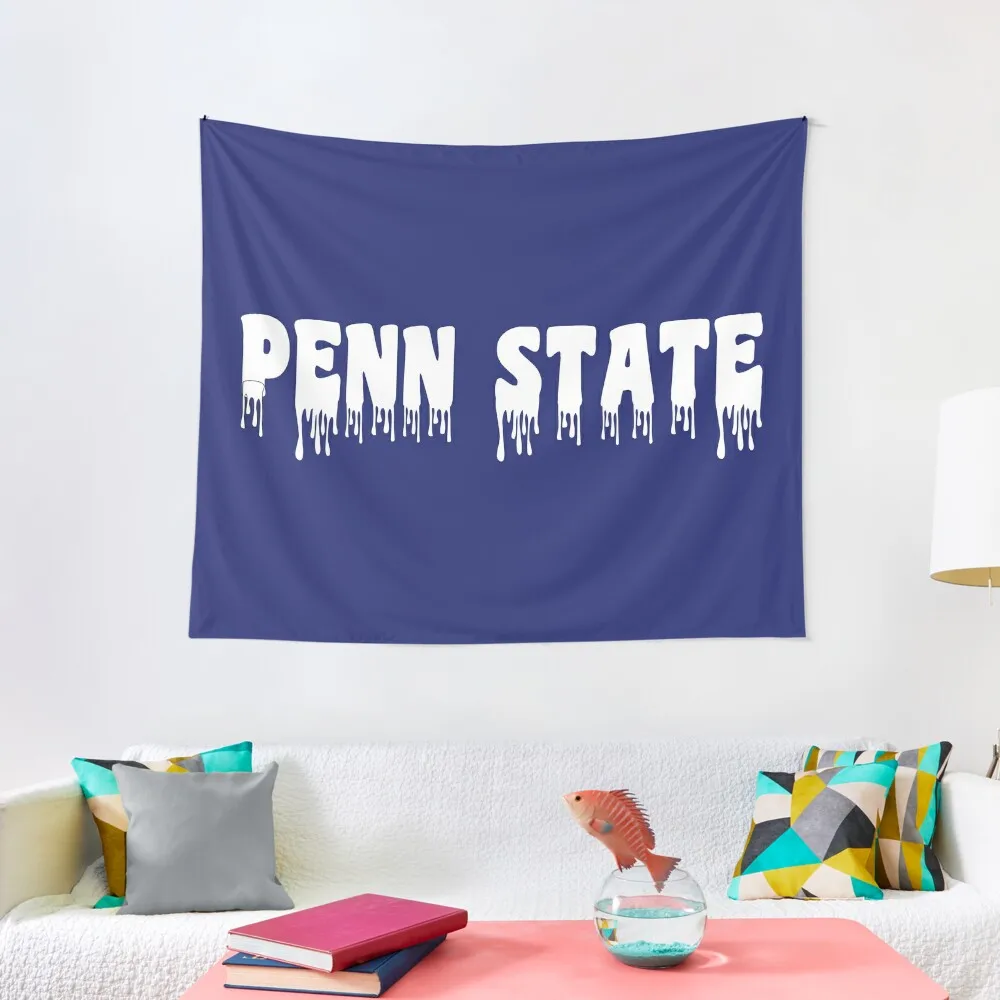 

Penn State Drip Tapestry Room Decorator Wall Mural Bathroom Decor Tapestry