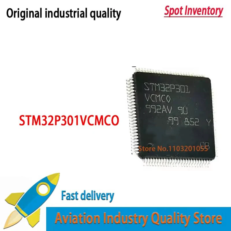 1pcs/lot New STM32P301VCMCO STM32P301 STM32P301VCMC0 STM32P  QFP-100 In Stock