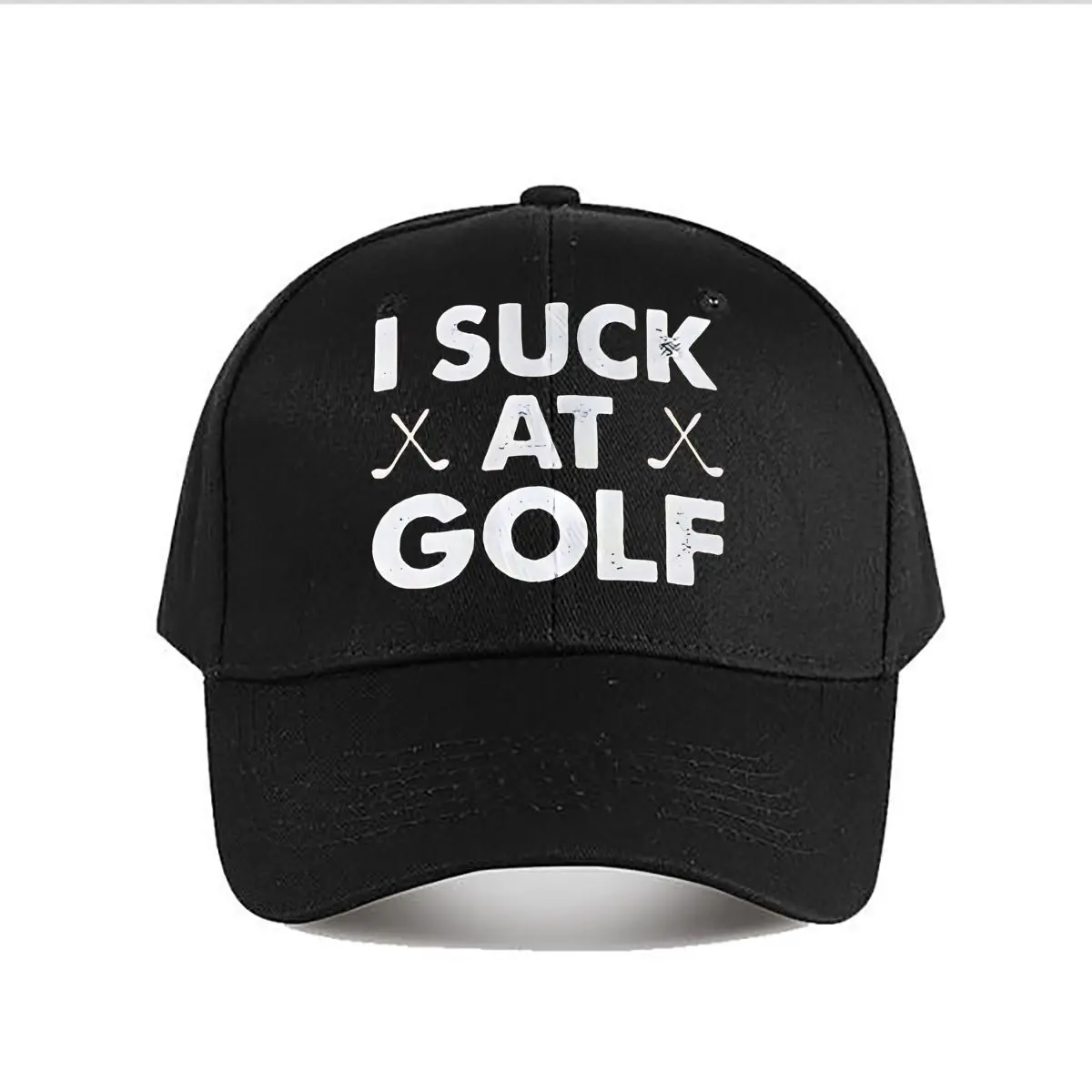 Humorous Vinyl Golf Sticker I Suck At Golf Baseball Cap Fashion Men Sunhat Women's Outdoor Sports Snapback Cap