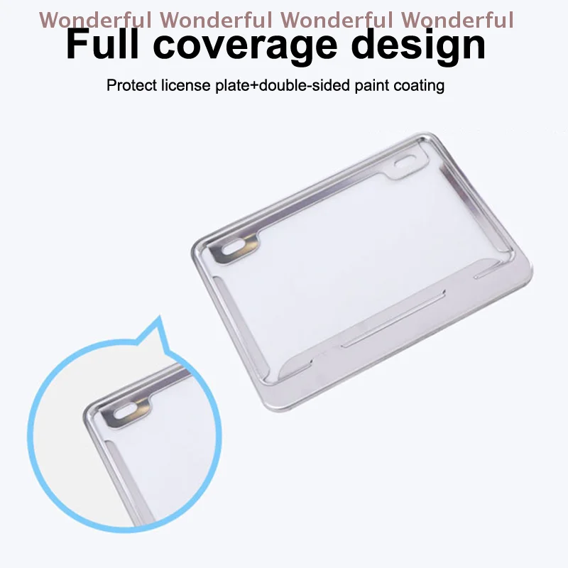 

Card Holder Frame License Plate Holders Frame Motorcycle License Plate Frames Universal Aluminum License Plate Holder