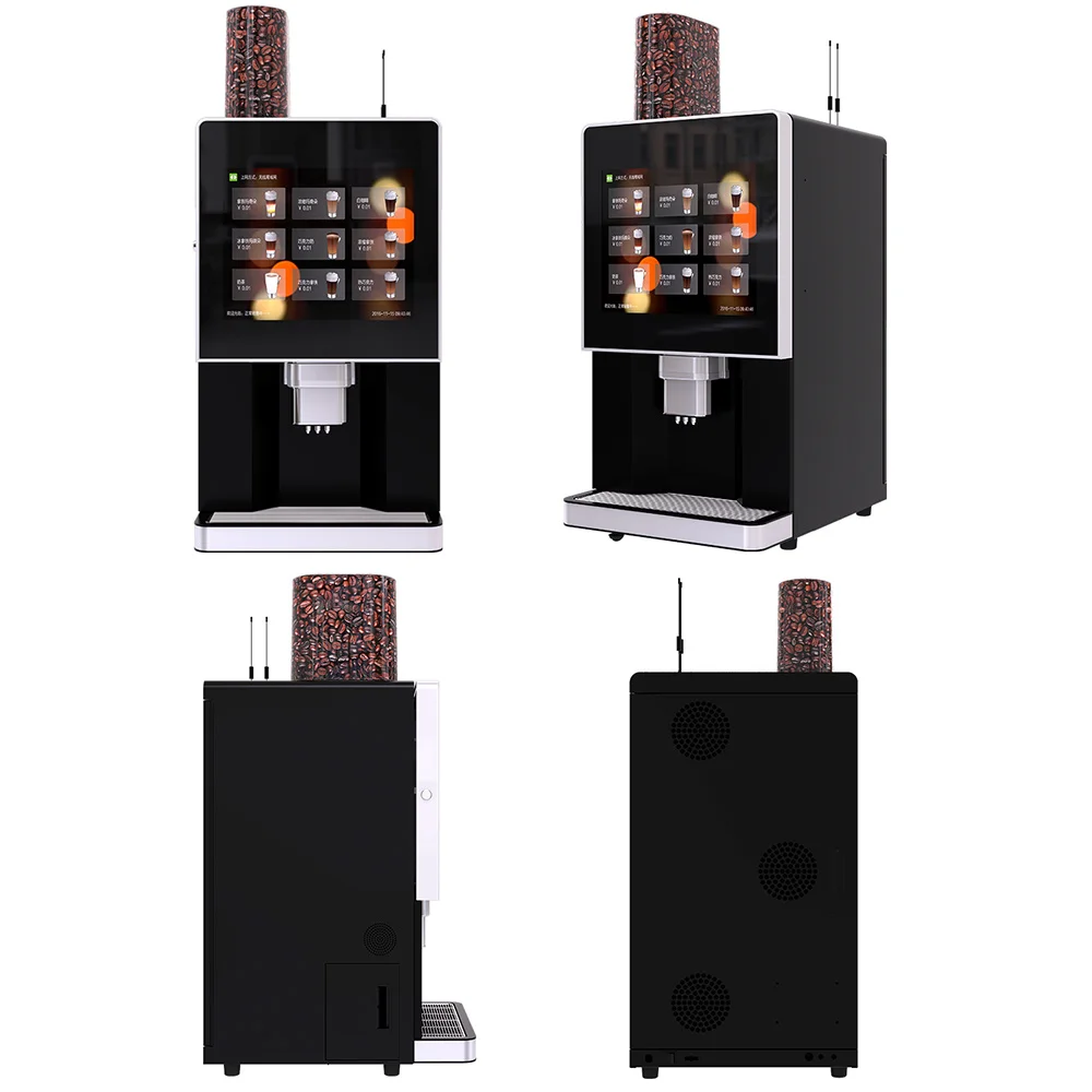 Table Top Coffee Vending Machine 307A Bean to Cup Automatic Fully Freshly Brewed Espresso Maker for Home Office