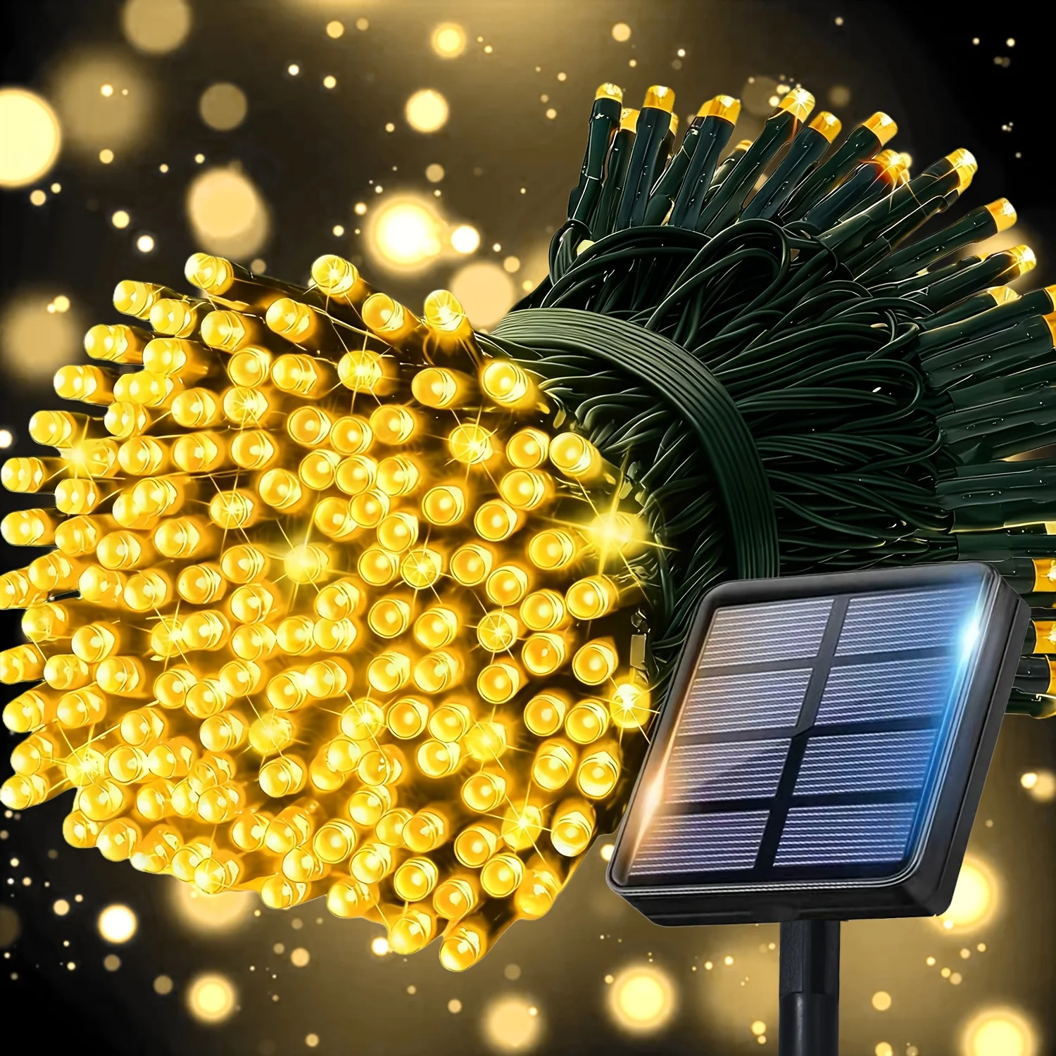 

LED Solar Light String 20-200 Lights Outdoor Waterproof Fairy Garland Lamp Christmas Wedding Party Halloween Garden Decorations
