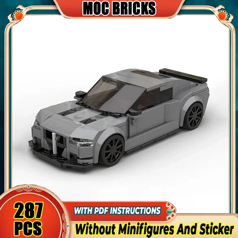 Городской супер спортивный автомобиль Moc, строительные кирпичи G82, скоростные автомобили, модель здания, технология, модульный блок, игрушка «сделай сам», подарок на праздник