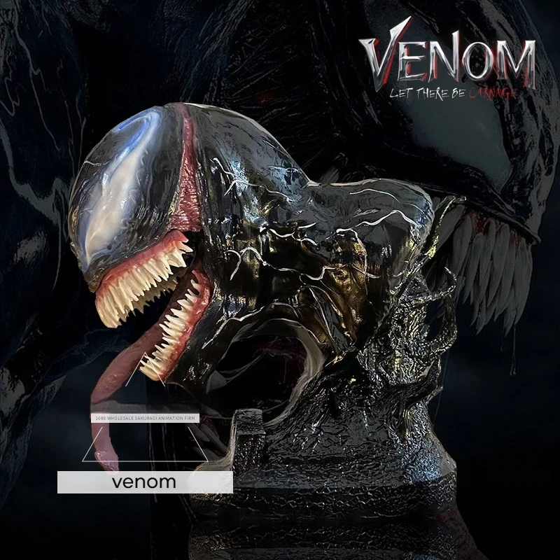 Deadly Guardian Venom Action Figure Half Body Chest Image Model Desktop Ornament Cool Christmas Gift Kids Toys Ternurins Toys