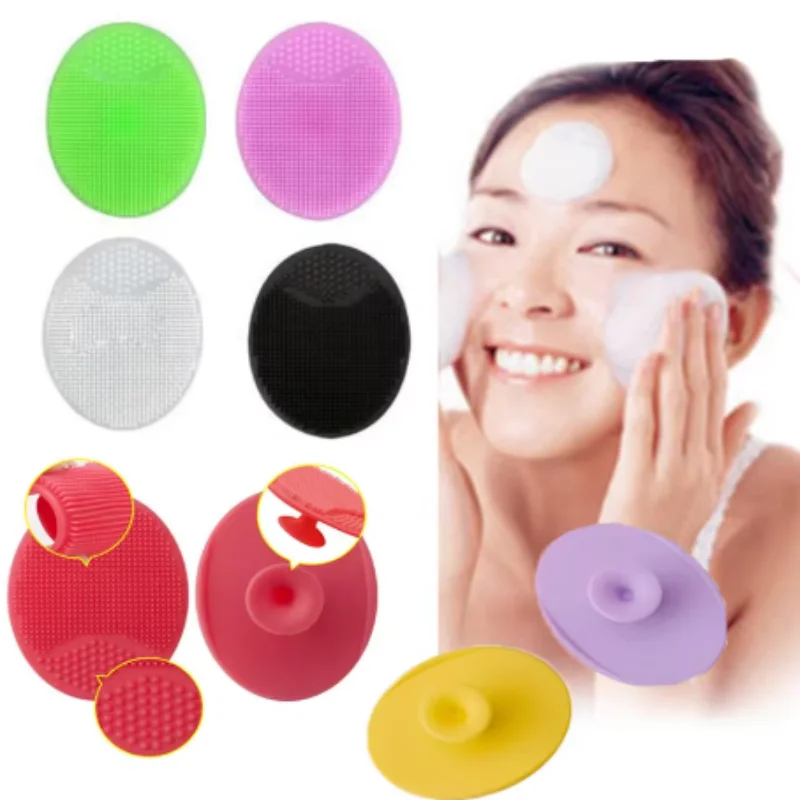 Escova de Limpeza Facial de Silicone 5/10/20pcs Ferramenta de Limpeza Profunda para Cuidados com a Pele Esfoliante Suave