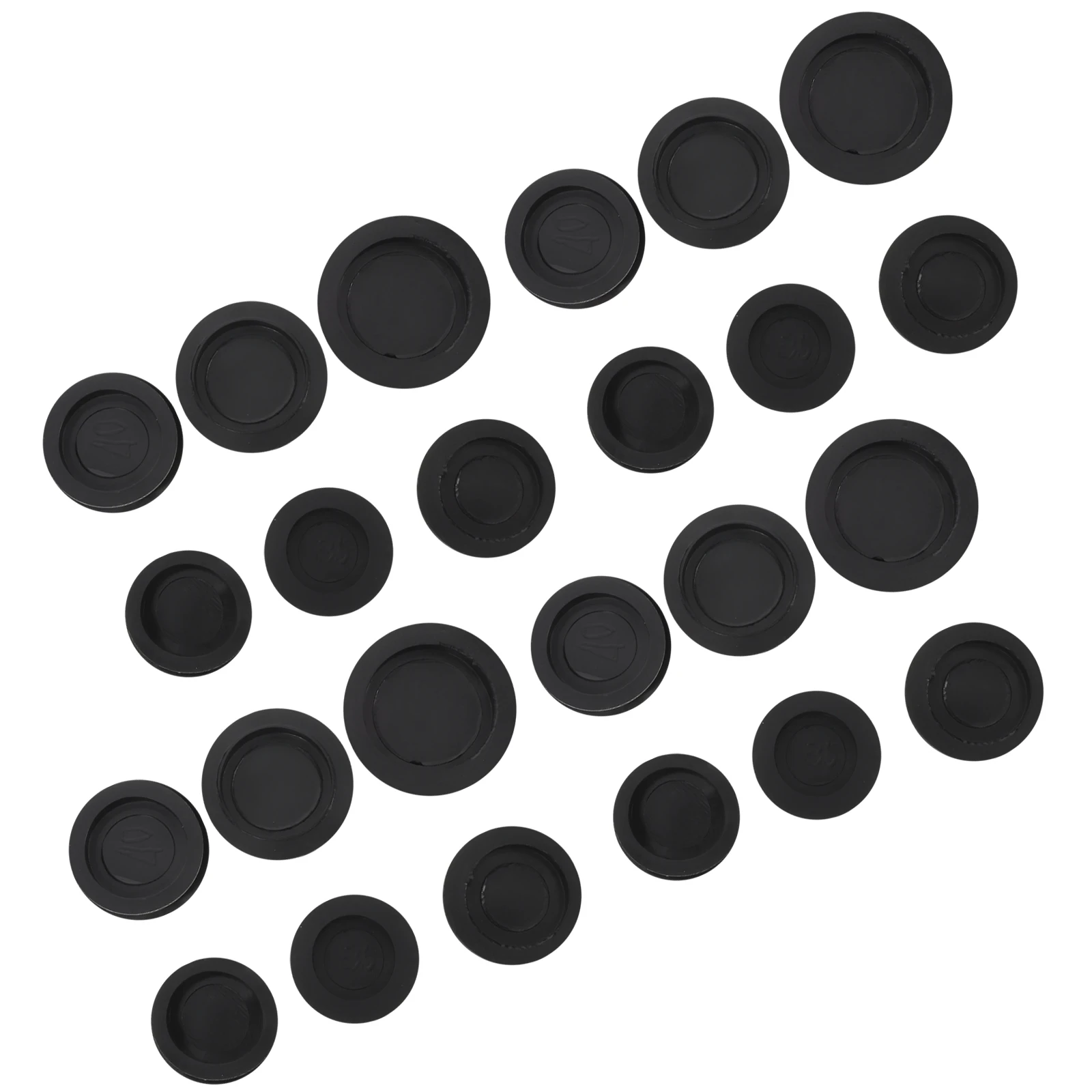 

24Pcs Piggy Bank Soft Stoppers Double Layer Saving Box Replacement Secure Coin Jar Plug Universal Round Hole Cover Coin Bank