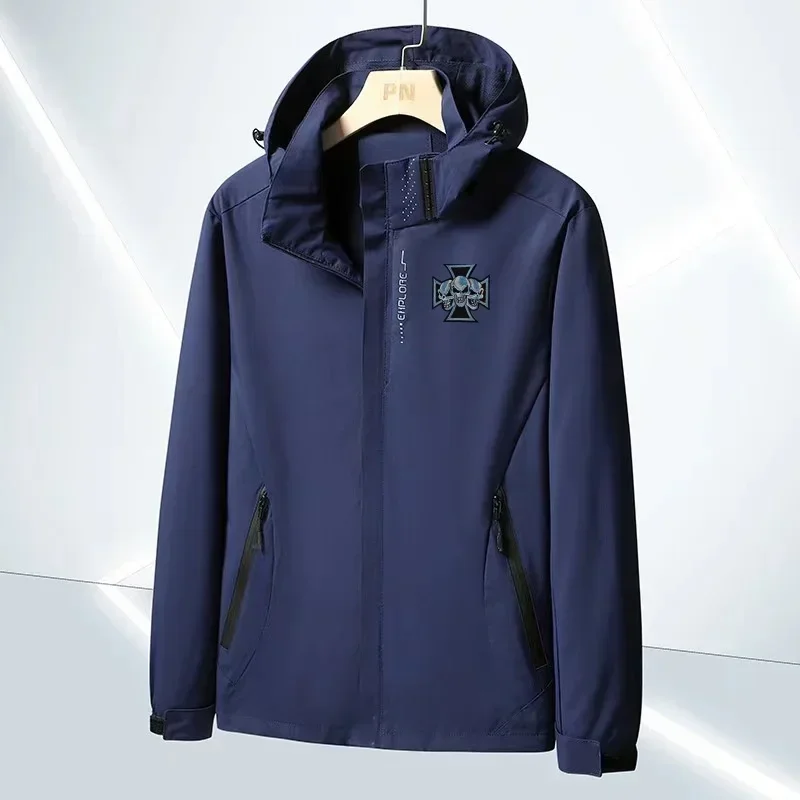 سترة خارجية جديدة ملابس رياضية بطبقة واحدة ملابس رقيقة مقاومة للرياح ومقاومة للماء للرجال والنساء