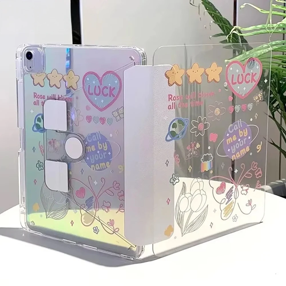2025 New Transparent Case for IPad Pro Air 13 11 M3 M2 M4 2025 for IPad 11th A16 12.9 