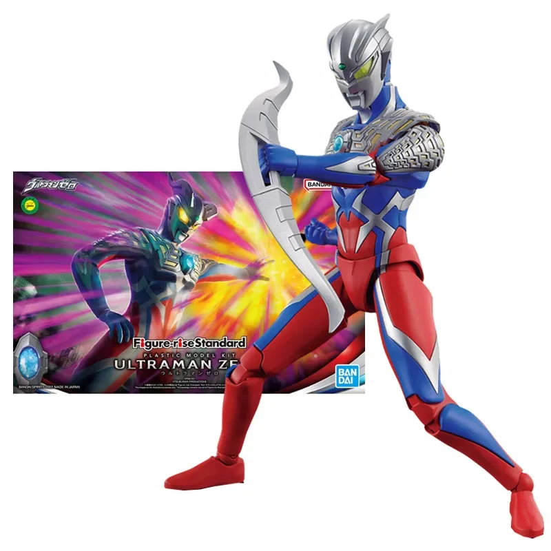 

Bandai Genuine Figure Ultraman Model Kit Figure-rise Standard Ultraman Zero Collection Plastic Assembly Model Action Figure Toys