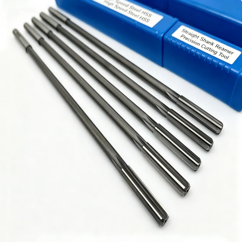 HSS H7 Verlängerter Gerader Schaft-Maschinenreibahle 3-20mm, 100, 200, 300, 400mm Gesamtlänge, Geeignet für Mechanische Spannrahmenreibahlen – Detail 9
