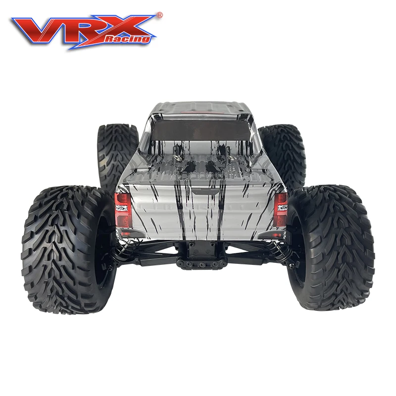 Upgrade Version VRX Racing 1/10 Scale Brushless Monster Truck With New Bumper and Front Lights 3CH 2.4GHz Radio Control RC Car