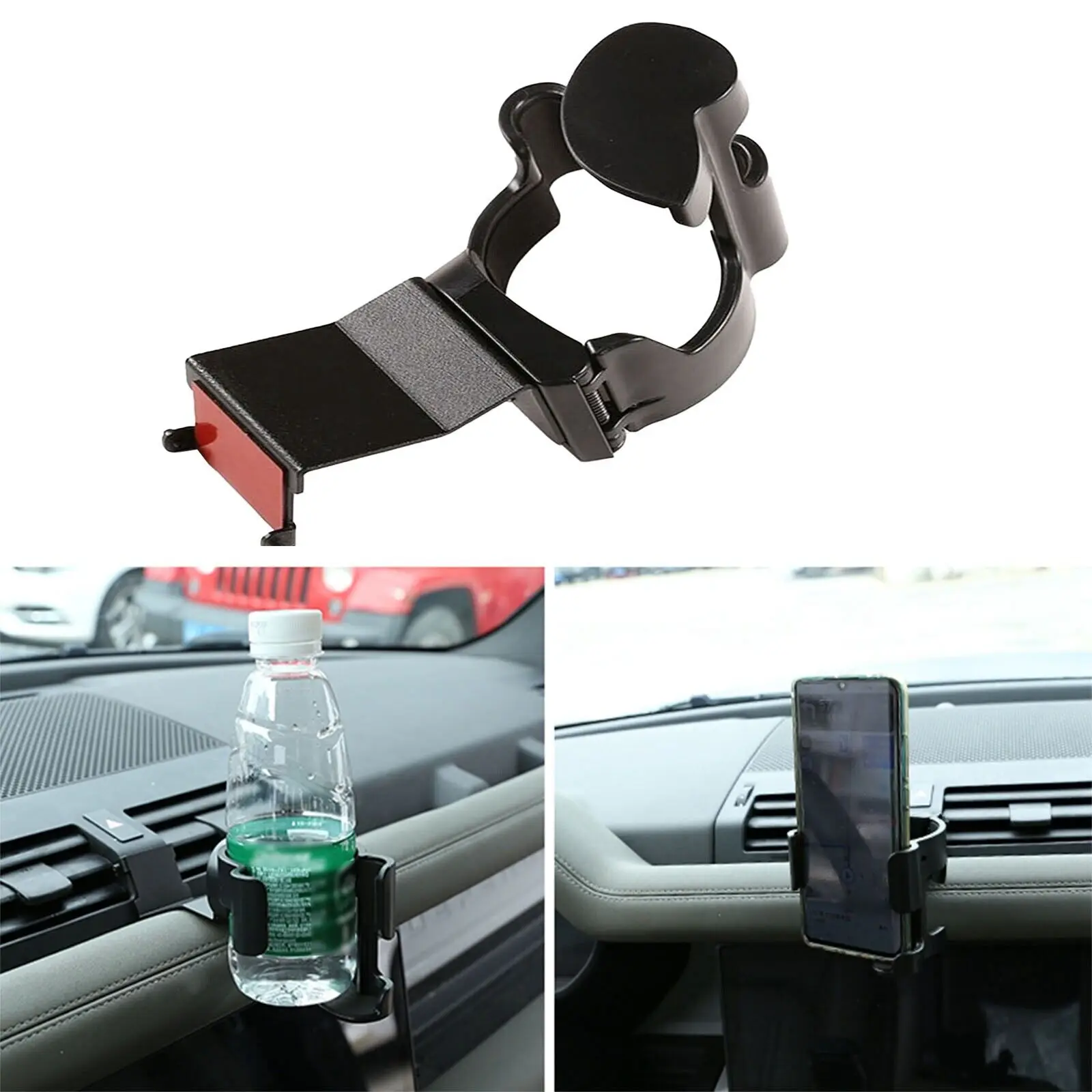 

Alloy center control air vent phone GPS water cup holder For Land Rover Defender