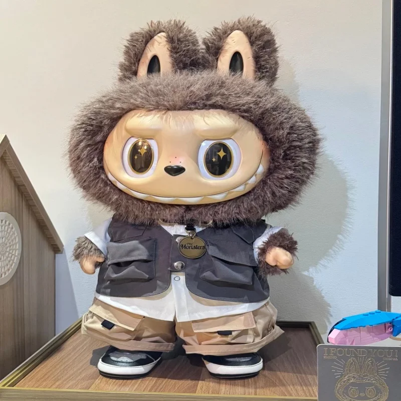 Pour la référence Labubu [Pon et Zi] ensemble de vêtements de travail Zimomo poupée en vinyle 58 cm remplacement de vêtements de poupée grand leader