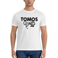 100% Cotton Tomos Moped T-shirt Unisex Fashion Oversized T Shirt Men crew Neck Summer Shirts Tops S-6XL