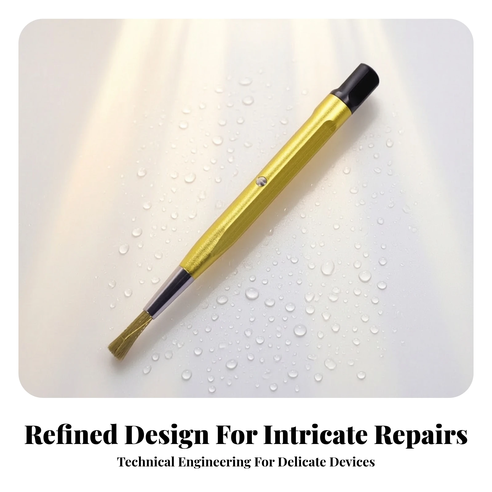 Pen-Shaped Cleaning Brush Compact Pen Shape Wire Brush Deburring Polishing for Watchmakers, Watch Repair, Workshop
