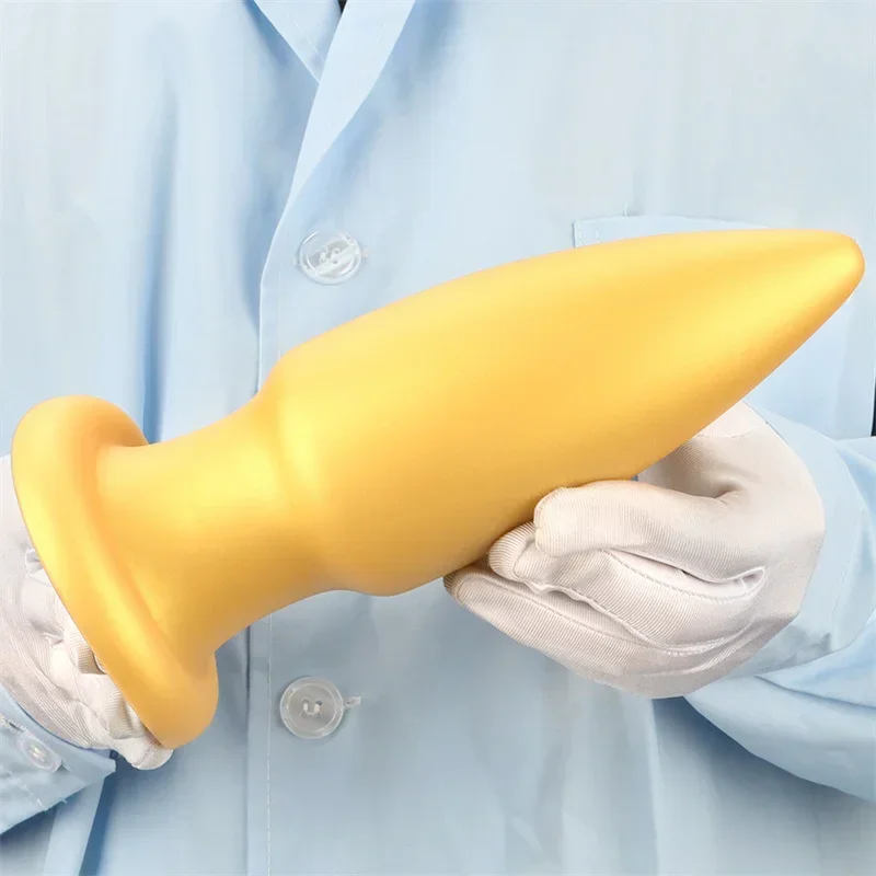 Soft Silicone Huge Anal Plug Dildo Vagina Anus Expander Prostate Massager Big ButtPlug Masturbation Adult Sex Toys for Women Men