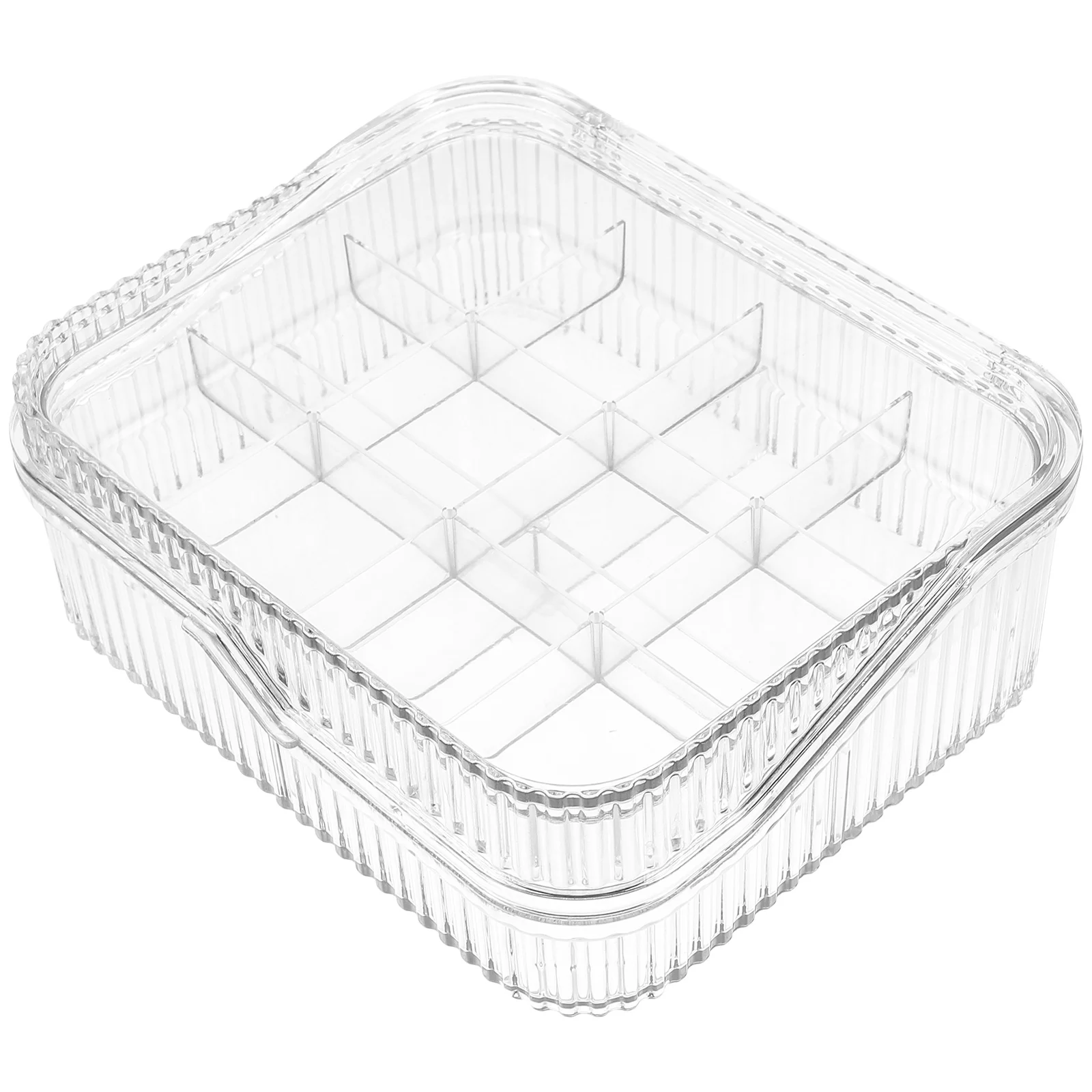 

Transparent 2 Jewelry Storage Box 16 Compartments Necklace Earring Ring ganizer Stackable Rings Container Stackable Container