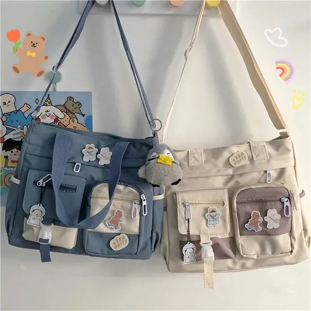 Wodoodporne płótno torebki damskie torby na ramię nylonowe damskie torby typu Tote Messenger torba Oxford torebka torby crossbody dla dziewczynek tornistry