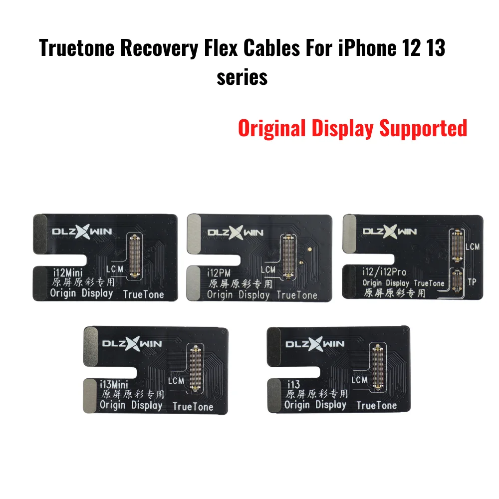 

DLZXWIN Truetone Recovery Flex Cables For S300 For iPhone 12 Mini/ 12/ 12 Pro/ 13/ 13 Mini (Original Display Supported)