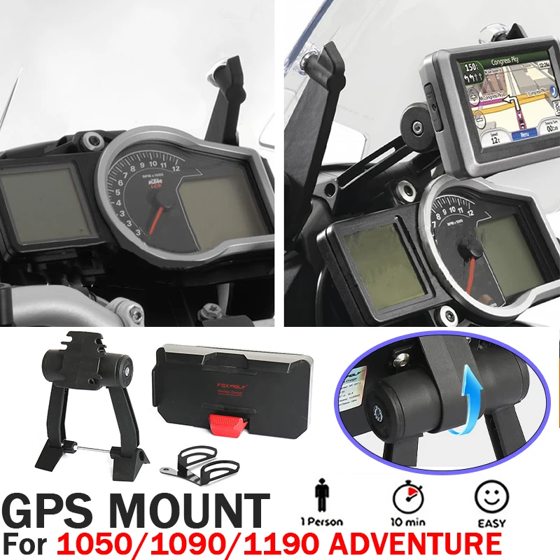 

Motorcycle GPS Mount Navigation Bracket Holder Phone Bracket For 1190 Adventure R 1090 Adventure 1050 Adventure