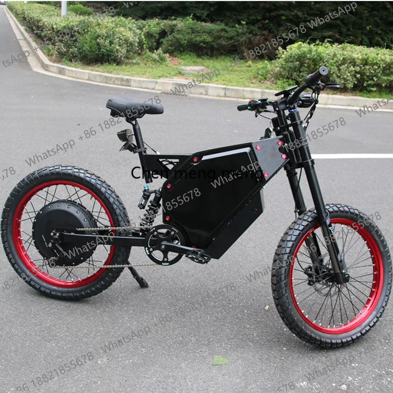 High Speed 72V Enduro Ebike E Bicycle Full Suspension Cheap 12000W Electric Mountain Bike Motorcycle
