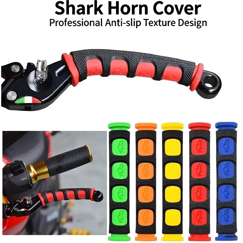 Motorcycle Brake Clutch Lever Brake Handle Anti-Slip Rubber Cover Non-Slip Silicone Lever Protector for Most Motorbike Scooter