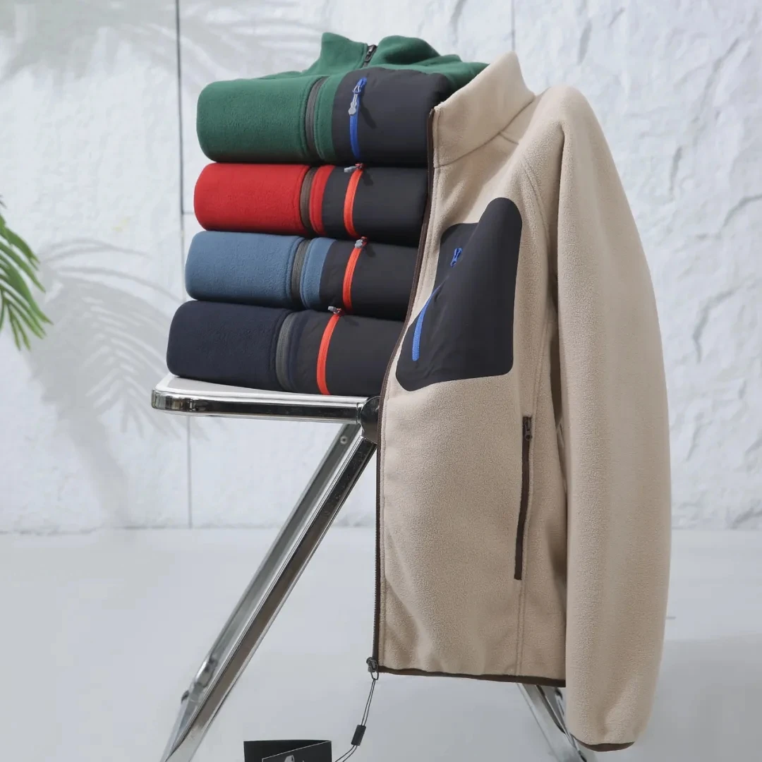 

Ultra-Thin Fce Windproof Warm Outdoor Jaet ket Pred Glue Fce Lined Stand Fit Faion Urban Youth Autumn Winter