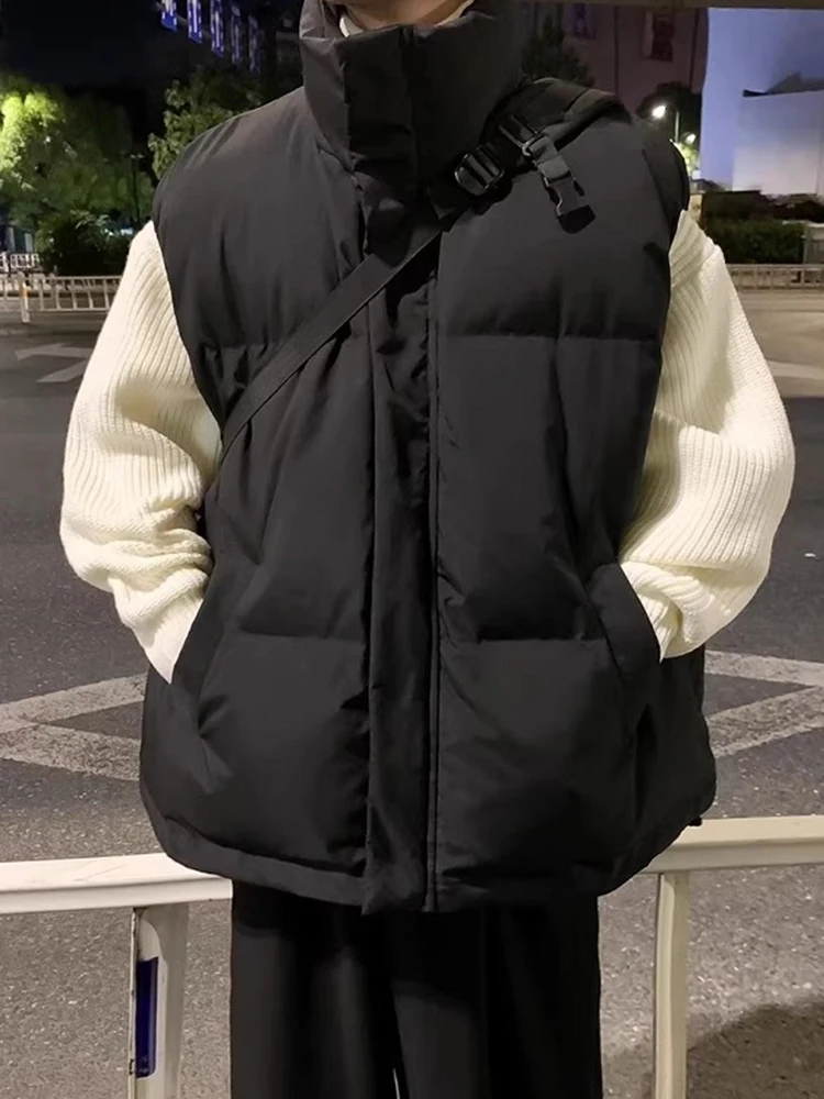 

Thiened пуховый хлопковый жилет мужской модный брендовый теплый молодежный жилет с подушечками пальто осень-зима новый Sle американский модный бренд