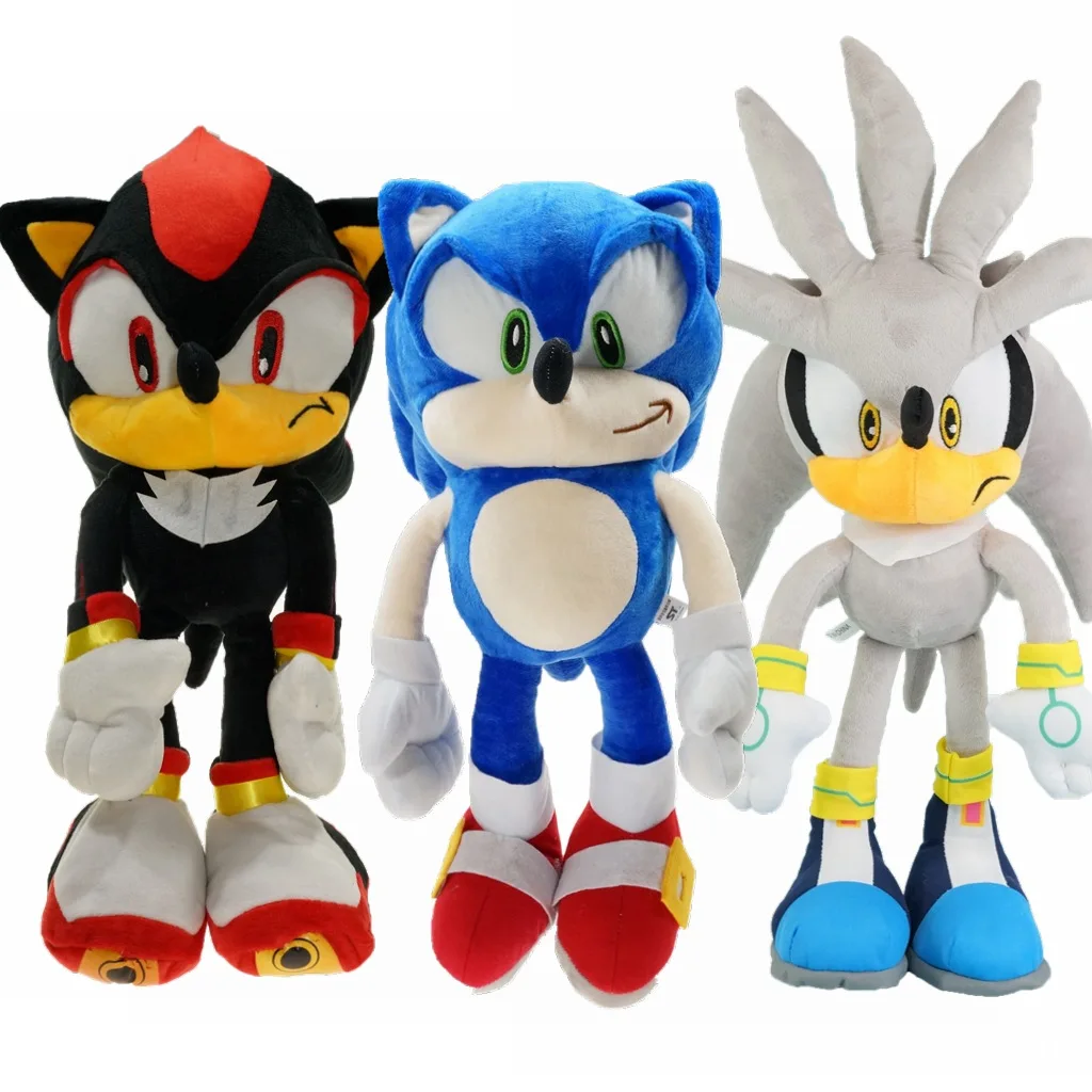 40cm Halloween Kawaii Plush Cartoon  Knuckles The Echidna Christmas Stuffed Doll Accessories Birthday Gift Toy