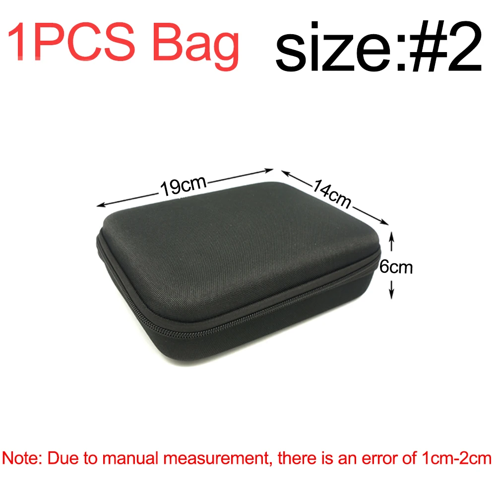 1 stücke Lagerung Tasche Werkzeug Box Mehrere Größen EVA Harte Lagerung Box Tragbare Reise Zipper Tasche Stoßfest Kamera Tasche Tasche