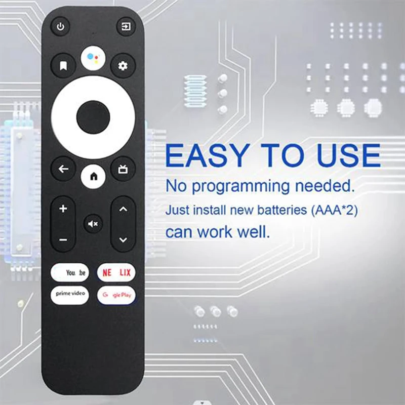 Android TV Box Remote Control Remote Control For MECOOL KM2,KM2 Plus,KM7 Plus,KD3, KD5 For MECOOL/ONN KM2 Plus