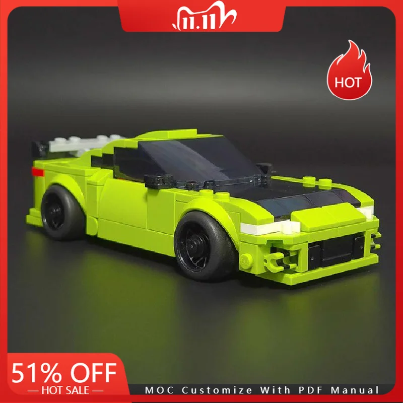 

294 детали, технология, гоночный суперкар, модель Moc, строительные блоки, скоростной автомобиль, кирпичи, игрушки для детей и взрослых, подарки на день рождения, Рождество