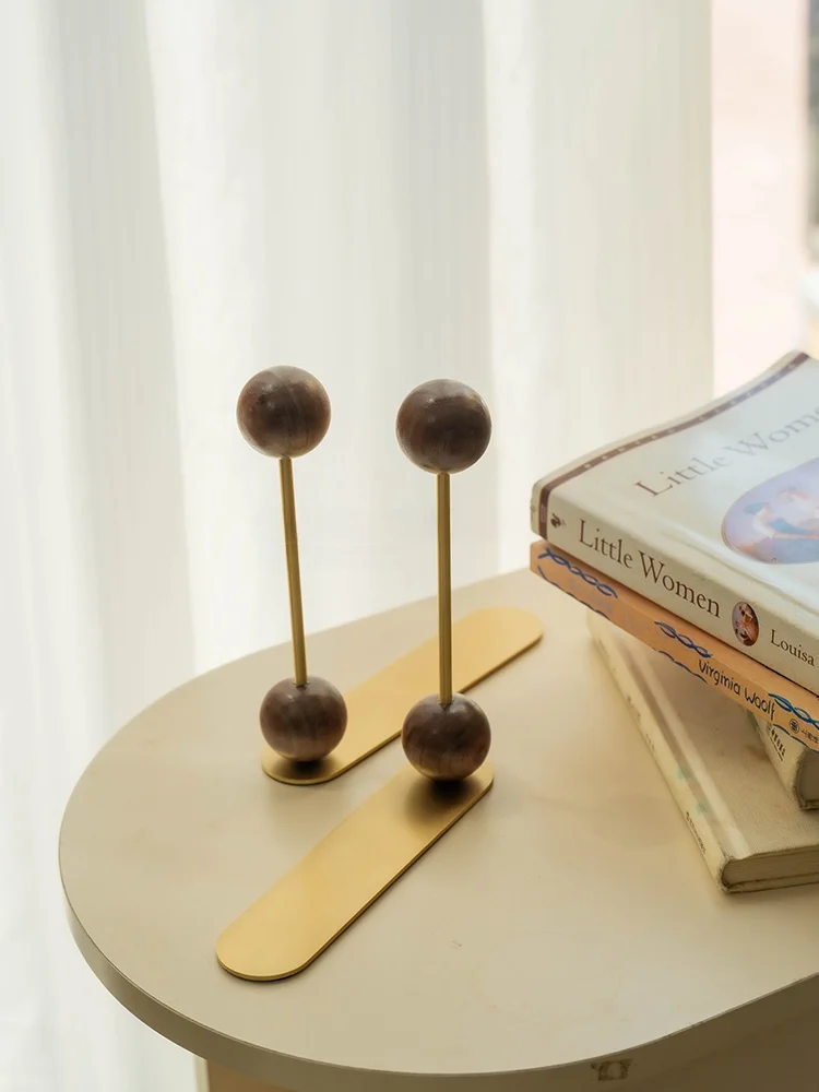 

Деревянные настольные украшения Ele: художественные изделия для девичьей спальни, роскошные декоративные элементы для книг, аксессуары для домашнего декора