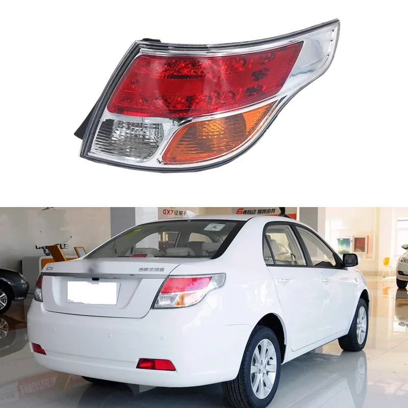 for Geely Global Hawk GC7 Outer Tail Lamp LED Car Rear Bumper Tail Light Brake Stop Reverse Lamp combined Taillamp Assembly