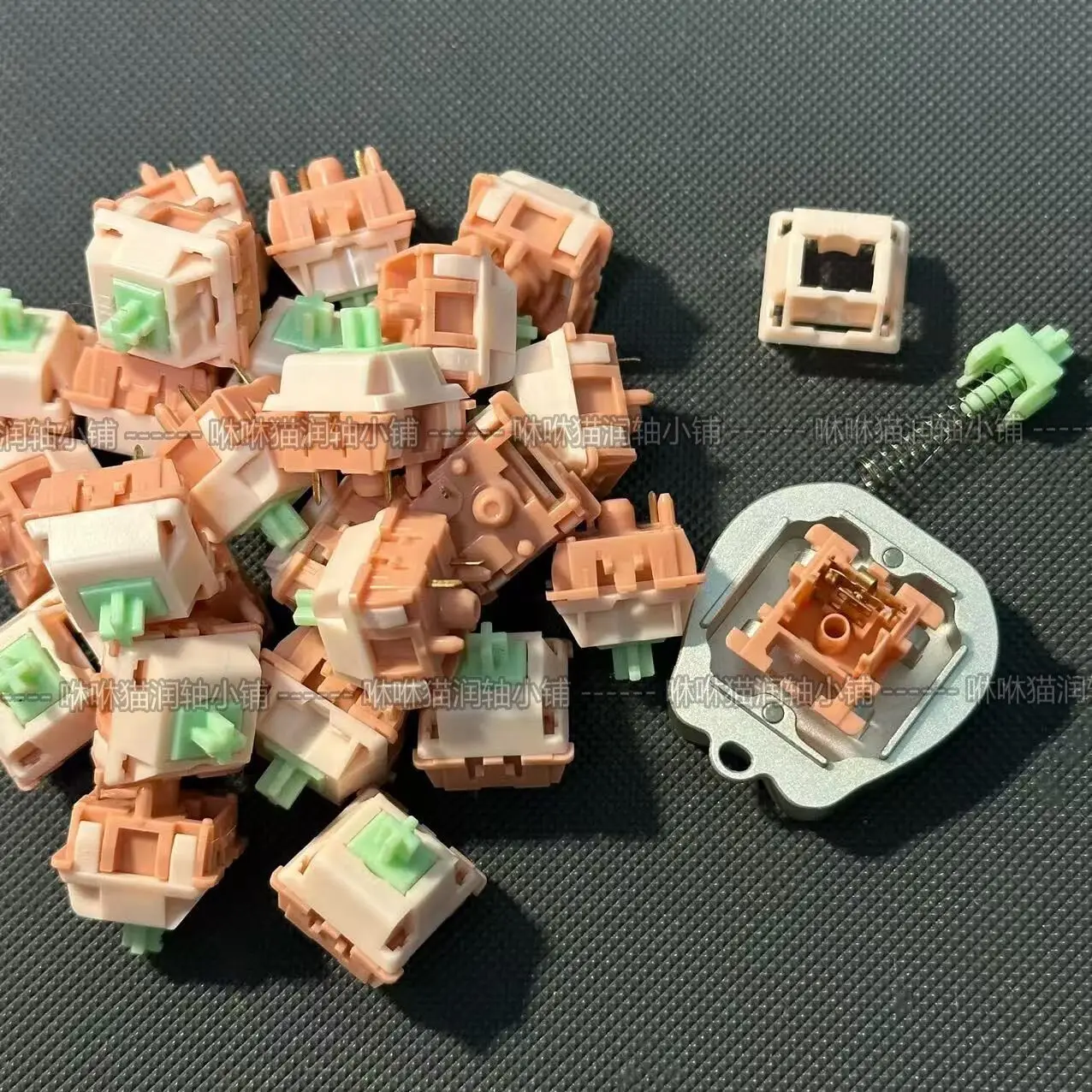 Custom Hand-Finished Cheerful Telepath Girl Themed Switch, Premium House Series Brand New Precision Polished Mechanical Gift