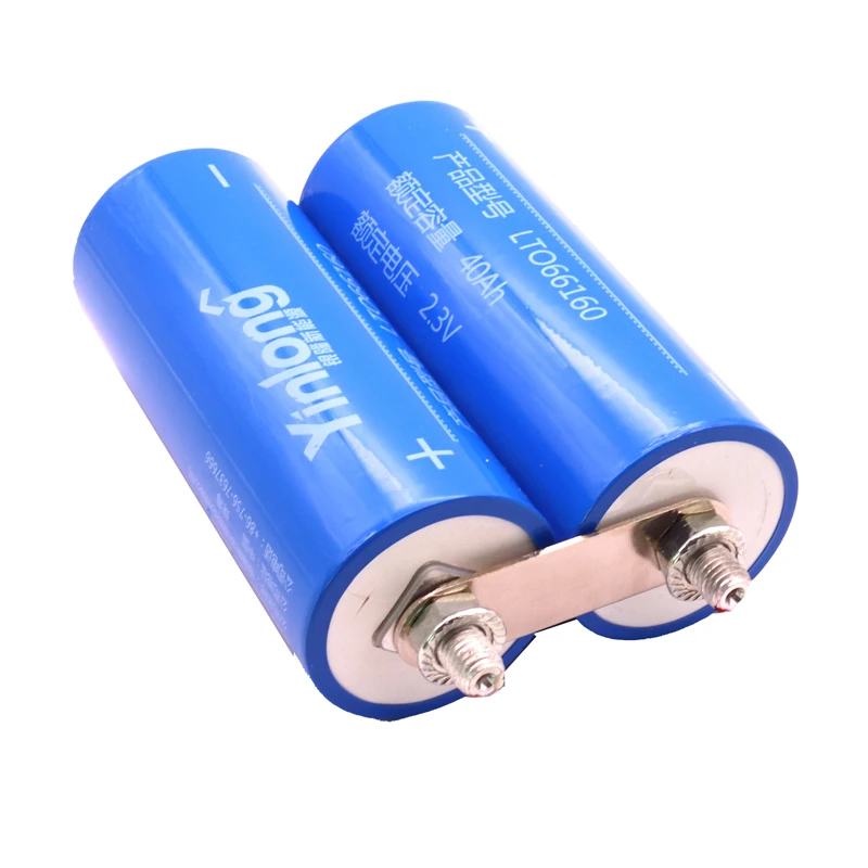 8pcs Original 2.3V 40Ah lithium Titanate battery Yinlong LTO66160 10C discharge DIY 12V 24v low temperature resistant batteries