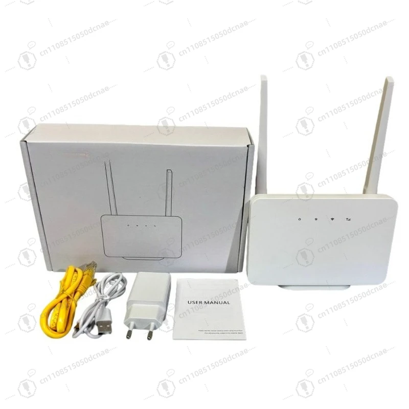 Unlocked 4G LTE CPE Router 300Mbps, Wireless Mobile WiFi Hotspot with SIM Card & Ethernet Port, Compatible with CP106