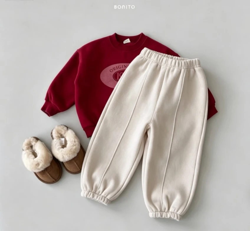 Baby Toddler Autumn Winter Fleece Lined Sweatpants Kid Soft Warm Cotton Harem Pants 0-7Year Kid Jogger Trousers Children Wear