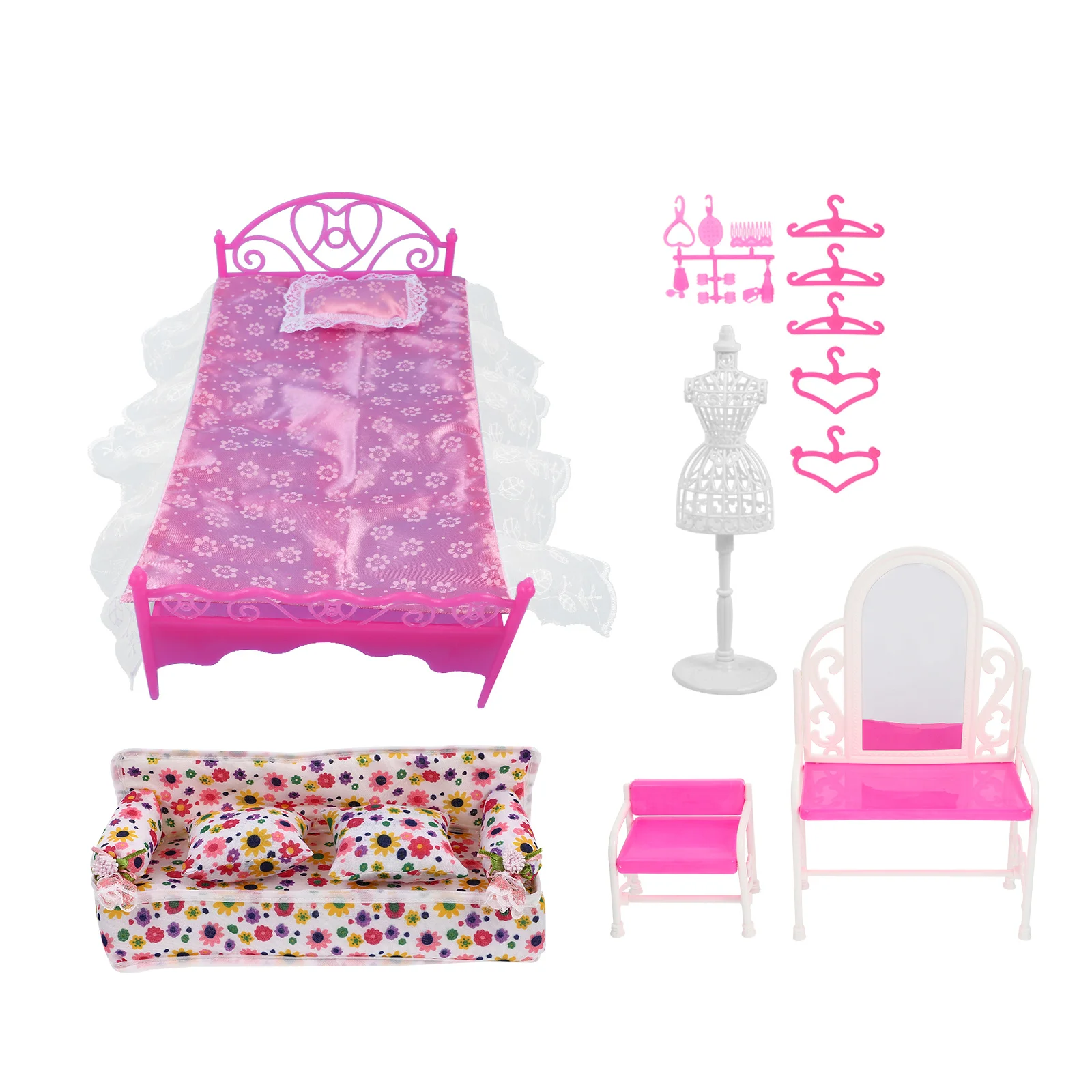 مجموعة واحدة من ملحقات أثاث المنزل الصغير، طاولة تزيين صغيرة، مواد عالية الجودة، ليس من السهل تشويه الحرفية الدقيقة للمنزل #4