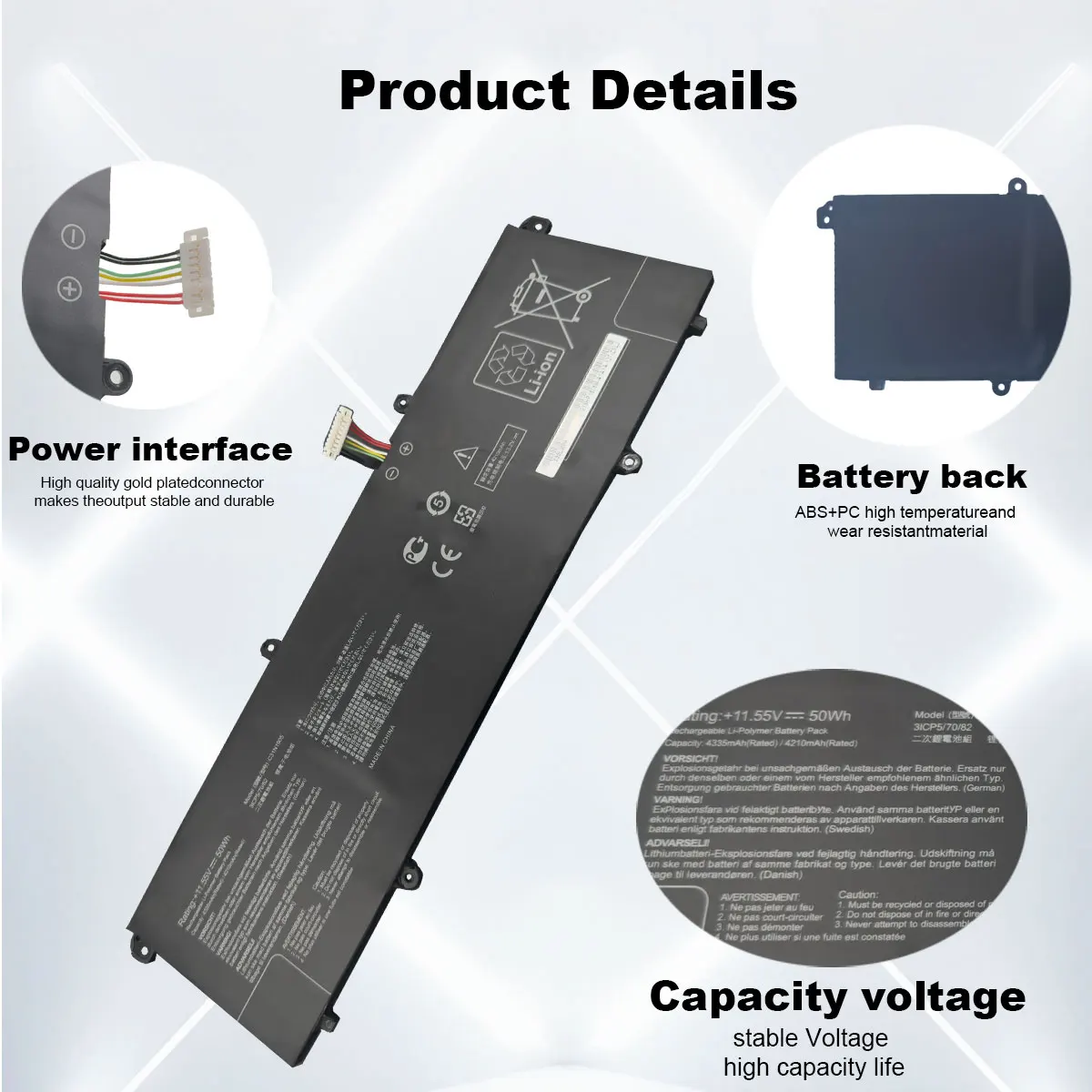 Imagem -04 - Dxt-bateria do Portátil para Asus C31n19006 K533f S433fl S521fa S533fl V533f Vivobook S14 S433fa-am035t Novo