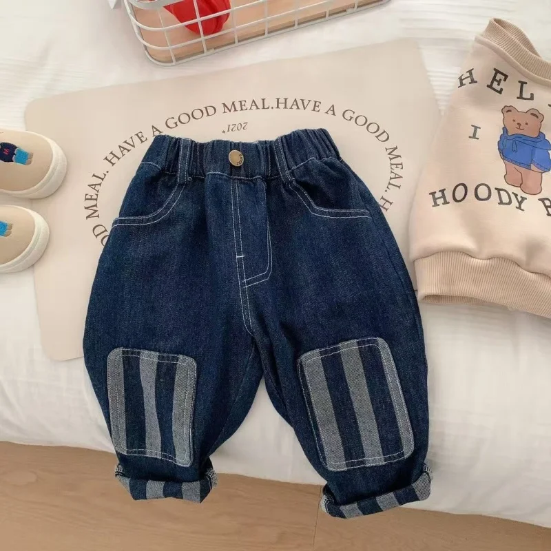 Children Pants 2026 Spring Autumn Trousers for Kids Stripe Casual Pants for Boys Girls Joggers Toddler Baby Clothing 1-6Years