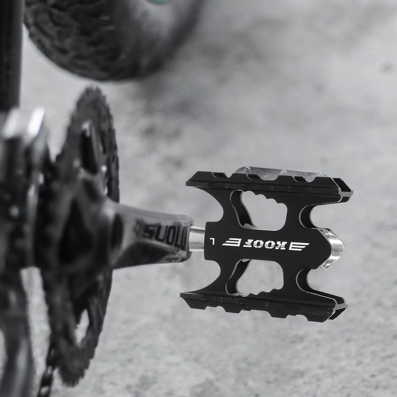 

Bicycle Pedal High Strength Alloy Sealed Bearing Water Dust Proof Large Foot Tread Anti Skid Comfortable Cycling Mountain Bike