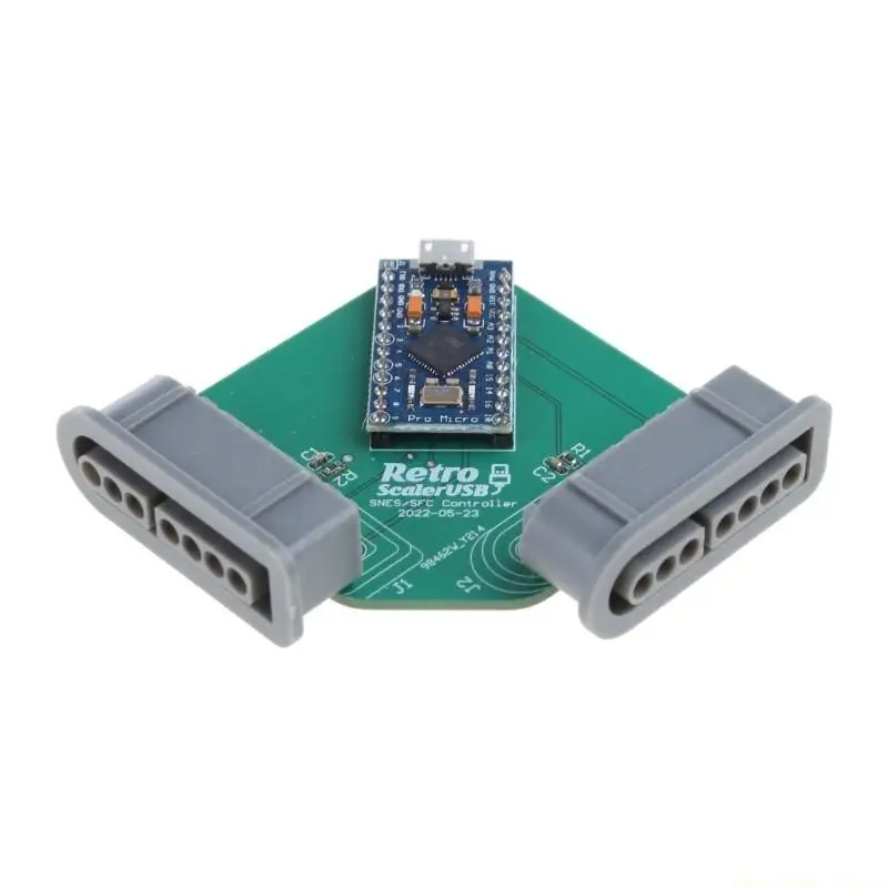 F62C Printed Circuit Board Controller Adaptor Handle USB Adapter for MD/NES/SNES/PCE