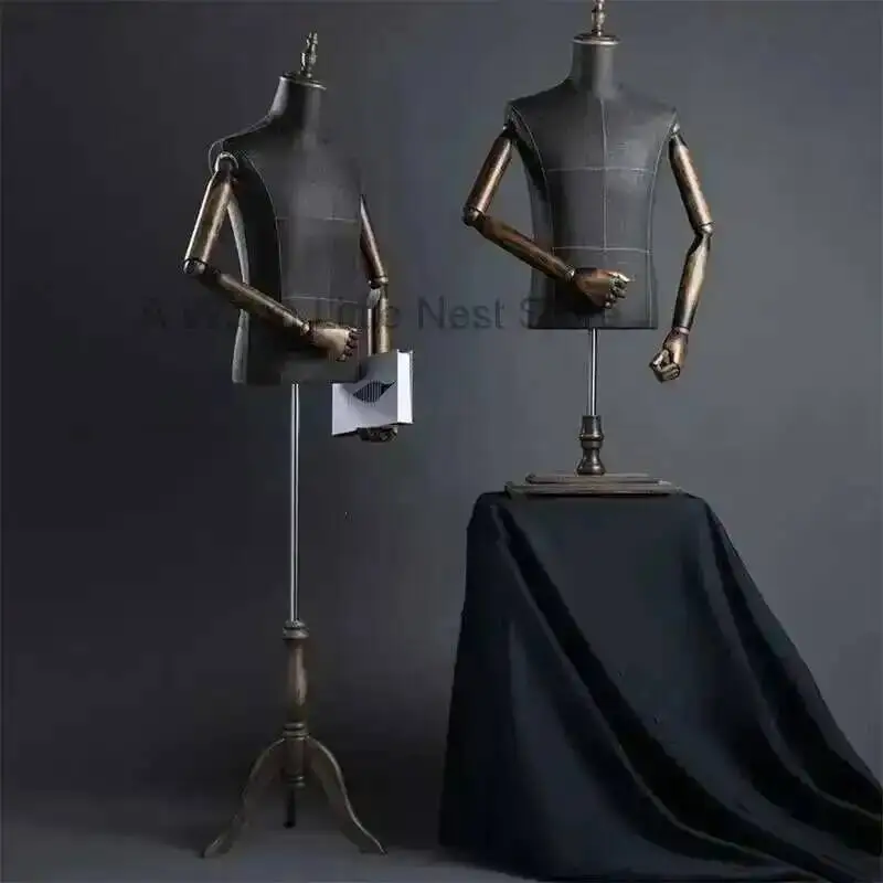 

for Male Mannequins Body Men's Props Clothing Store men's Body Display Rack Upper Body Suit Dress Window Dummy Mannequin Doll Z