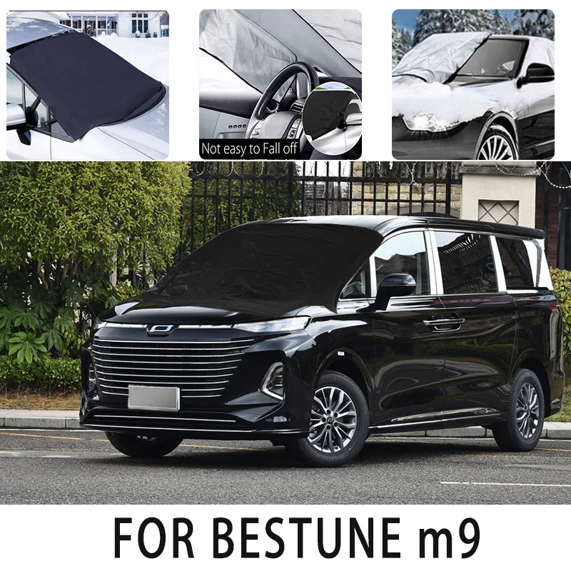 

Car snow cover front cover for BESTUNE m9 snowprotection heat insulation shading, wind Frost prevention car accessories