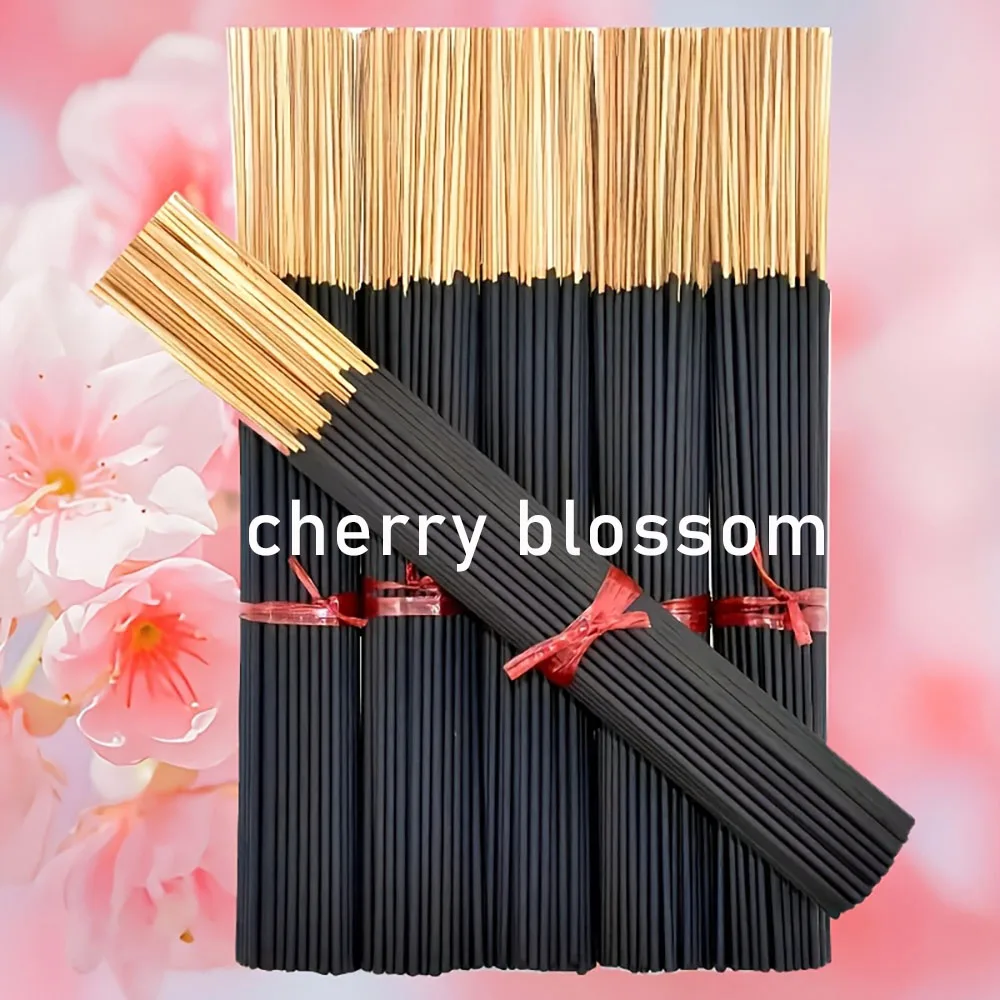 30/70/170/250/400/700/1500 Japanese Cherry Blossom Incense Sticks, Long Burning Time, Smooth and Clean, Suitable for Home, Kitchen and Restaurant