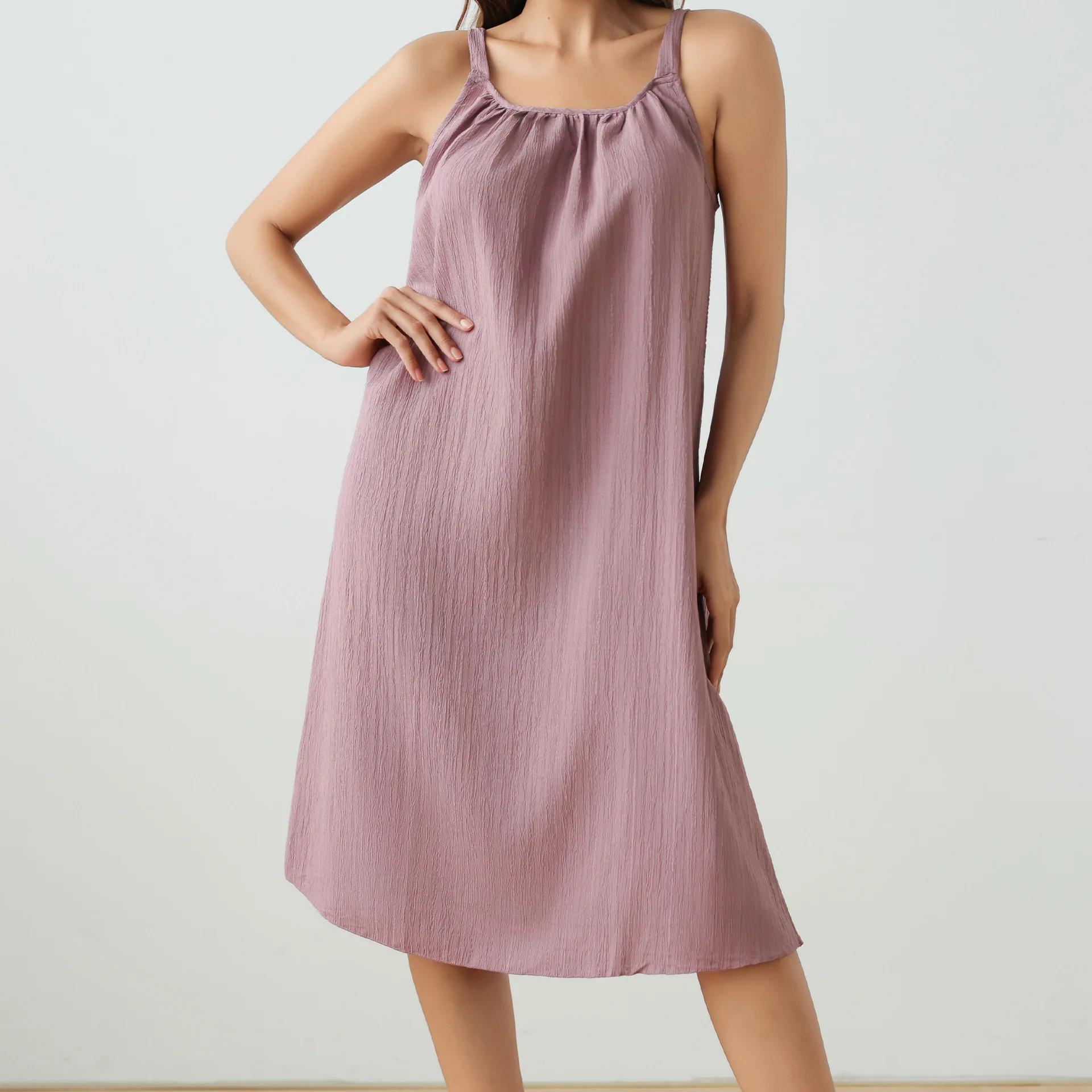 

Sexy Suspender Long Nightgown Female Chemise Sleepwear Home Dressing Gown Lingerie Nightdress Nightwear