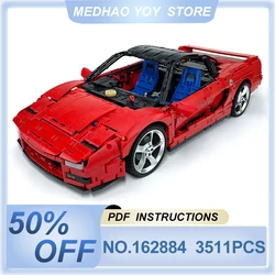 MOC-162884 Technical Sports Car Compatible 42143 Scale 1:8 Building Blocks Bricks Educational Puzzle Toy Christmas Gift For Kids